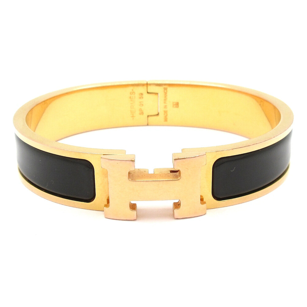 Hermes Click-Clack Ash Black Gold #358586H79B